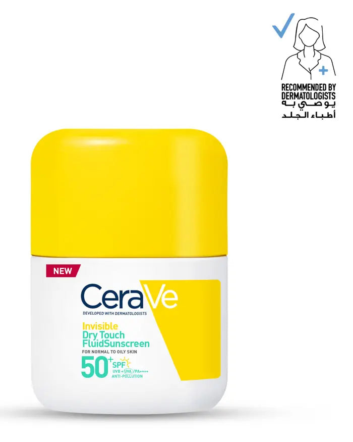 CeraVe Invisible Dry Touch Fluid Sunscreen Spf 50+